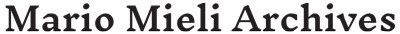 Mario Mieli Archives