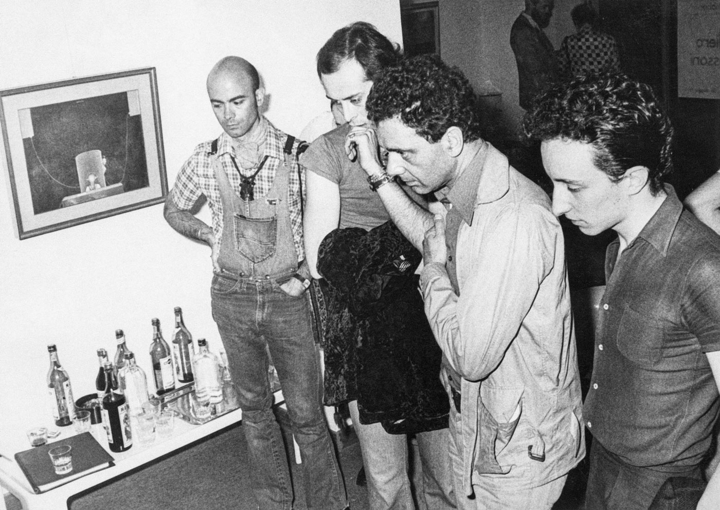 Piero Fassoni, Gianni Stefanacci, Corrado Levi, Mario Mieli